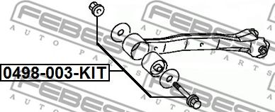 Febest 0498-003-KIT - Camber Correction Screw www.parts5.com