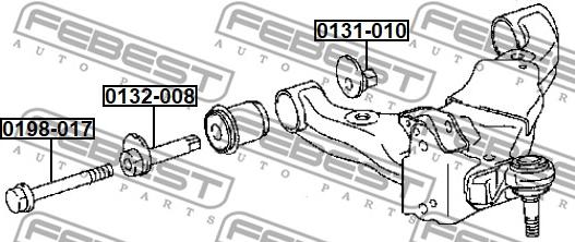 Febest 0198-017 - Camber Correction Screw www.parts5.com