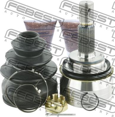 Febest 0110-GRJ150 - OUTER CV JOINT 30X72.5X30 www.parts5.com