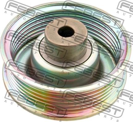 Febest 0187-ZZE120 - Deflection / Guide Pulley, v-ribbed belt www.parts5.com