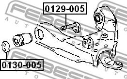 Febest 0129-005 - Болт регулировки развала колёс www.parts5.com