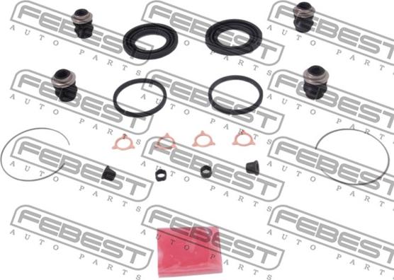 Febest 0175-GX90R - Repair Kit, brake caliper www.parts5.com