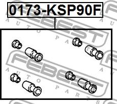 Febest 0173-KSP90F - BUSHING DUST BOOT KIT www.parts5.com
