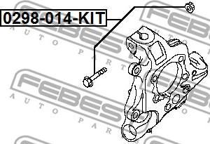 Febest 0298-014-KIT - Camber Correction Screw www.parts5.com