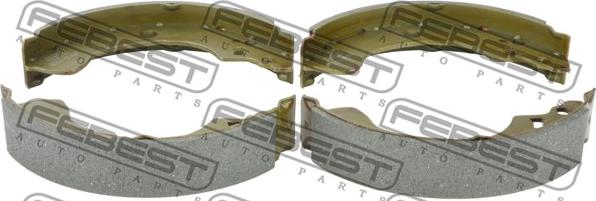 Febest 0202-N16R - Brake Shoe, Drum brakes www.parts5.com
