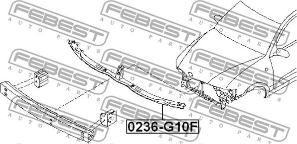 Febest 0236-G10F - Front Cowling www.parts5.com