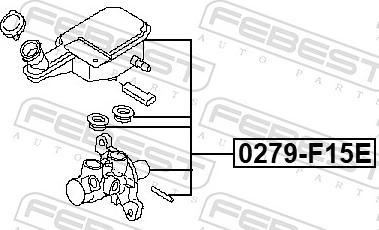Febest 0279-F15E - Κεντρική αντλία φρένων www.parts5.com