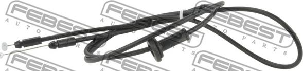 Febest 12101-SDL - Bonnet Cable www.parts5.com