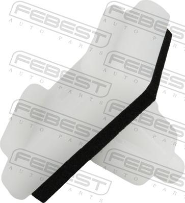 Febest 88570012 - Clip, trim / protective strip www.parts5.com