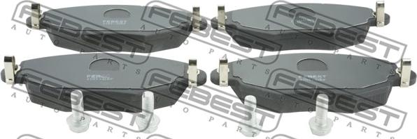 Febest 2101-GEF - Brake Pad Set, disc brake www.parts5.com