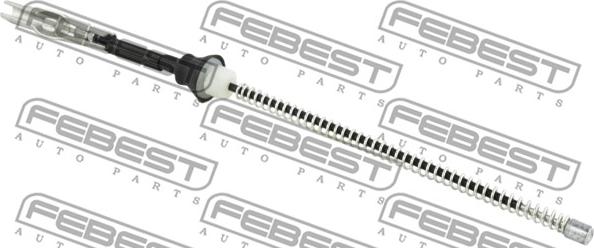 Febest 21100-FOCIIR - Cable, parking brake www.parts5.com