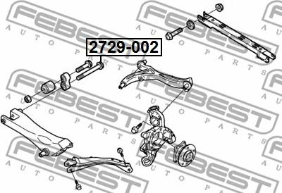 Febest 2729-002 - Camber Correction Screw www.parts5.com