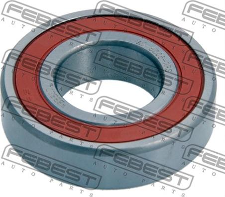 Febest AS-6206-2RS - Propshaft centre bearing support www.parts5.com