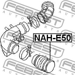 Febest NAH-E50 - AIR HOSE www.parts5.com