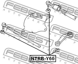 Febest NTRB-Y60 - TIE ROD BOOT www.parts5.com
