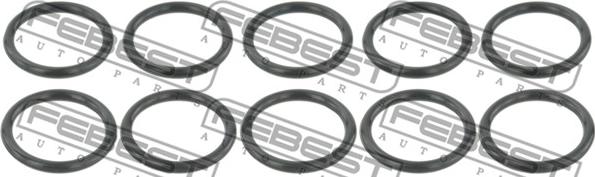 Febest RINGAH-017-PCS10 - Seal Ring, air conditioning system line www.parts5.com