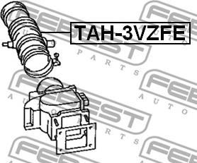 Febest TAH-3VZFE - AIR HOSE www.parts5.com