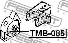 Febest TMB-085 - ARM BUSHING FRONT ENGINE MOUNT AT-MT www.parts5.com