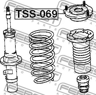 Febest TSS-069 - FRONT SHOCK ABSORBER SUPPORT www.parts5.com