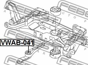 Febest VWAB-041 - Holder, engine mounting www.parts5.com