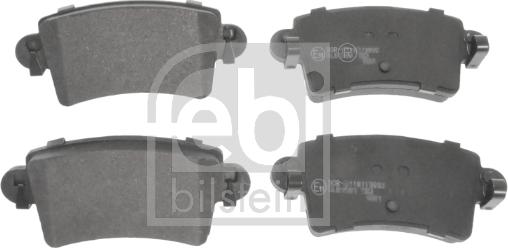 Febi Bilstein 16493 - Brake Pad Set, disc brake www.parts5.com