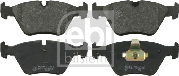 Febi Bilstein 16442 - Brake Pad Set, disc brake www.parts5.com