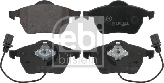 Febi Bilstein 16447 - Brake Pad Set, disc brake www.parts5.com