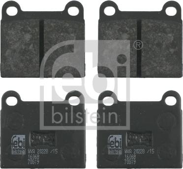 Febi Bilstein 16068 - Brake Pad Set, disc brake www.parts5.com