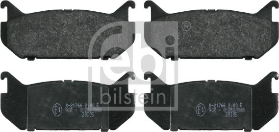Febi Bilstein 16194 - Brake Pad Set, disc brake www.parts5.com