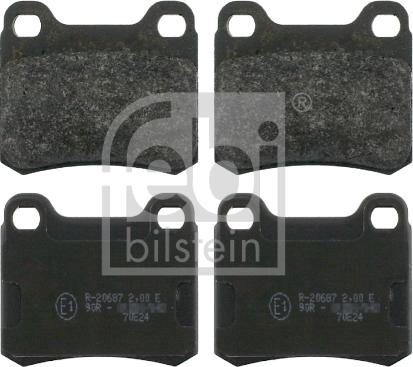 Febi Bilstein 16154 - Brake Pad Set, disc brake www.parts5.com