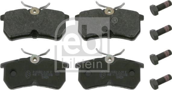 Febi Bilstein 16167 - Brake Pad Set, disc brake www.parts5.com