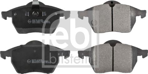 Febi Bilstein 16107 - Brake Pad Set, disc brake www.parts5.com