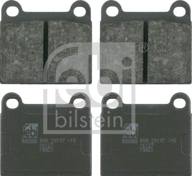 Febi Bilstein 16127 - Brake Pad Set, disc brake www.parts5.com