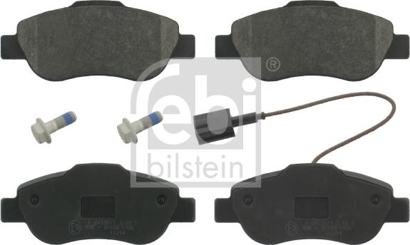 Febi Bilstein 16841 - Brake Pad Set, disc brake www.parts5.com