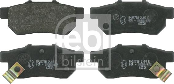 Febi Bilstein 16301 - Brake Pad Set, disc brake www.parts5.com