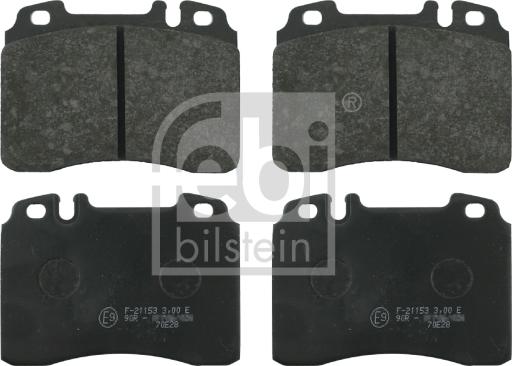 Febi Bilstein 16247 - Brake Pad Set, disc brake www.parts5.com