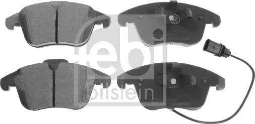 Febi Bilstein 16768 - Brake Pad Set, disc brake www.parts5.com