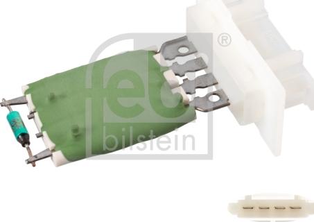 Febi Bilstein 108099 - Resistor, interior blower www.parts5.com