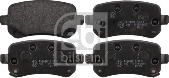 Febi Bilstein 116060 - Brake Pad Set, disc brake www.parts5.com
