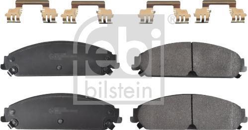 Febi Bilstein 116112 - Brake Pad Set, disc brake www.parts5.com