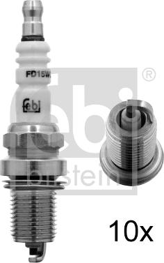 Febi Bilstein 13415 - Spark Plug www.parts5.com