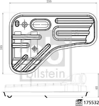 Febi Bilstein 175532 - Hydraulic Filter, automatic transmission www.parts5.com