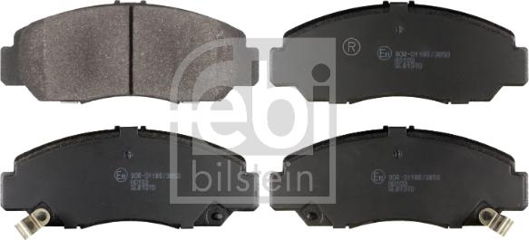 Febi Bilstein 170650 - Brake Pad Set, disc brake www.parts5.com