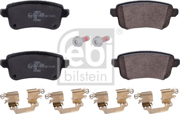 Febi Bilstein 178904 - Brake Pad Set, disc brake www.parts5.com