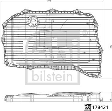 Febi Bilstein 178421 - Hydraulic Filter, automatic transmission www.parts5.com