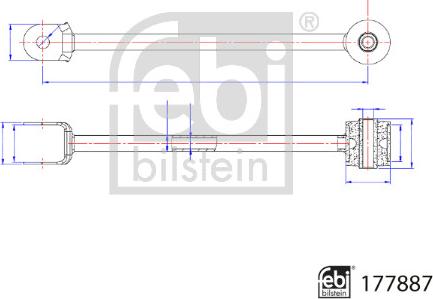 Febi Bilstein 177887 - Track Control Arm www.parts5.com