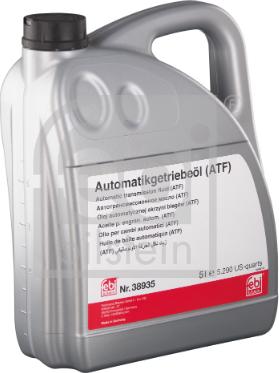Febi Bilstein 38935 - Aceite para transmisión automática www.parts5.com