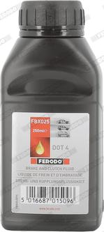 Ferodo FBX025 - Тормозная жидкость www.parts5.com