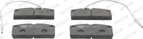 Ferodo FDB4013 - Brake Pad Set, disc brake www.parts5.com