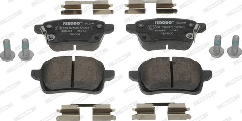 Ferodo FDB4879 - Brake Pad Set, disc brake www.parts5.com